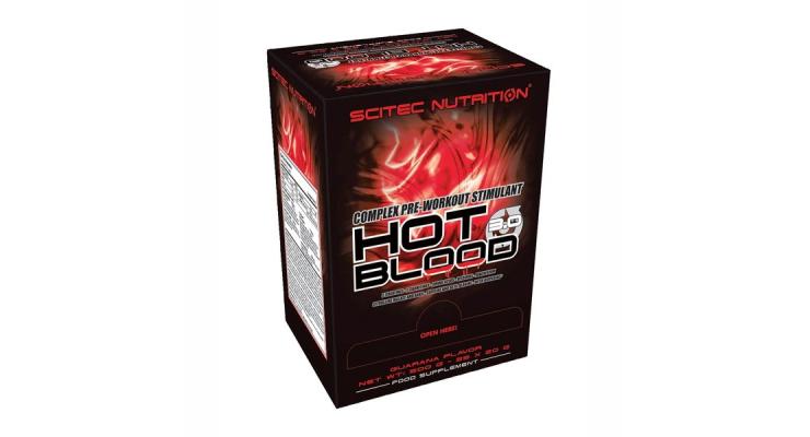 Scitec Nutrition Hot Blood 3.0, 25 x 20 g, tropický punč