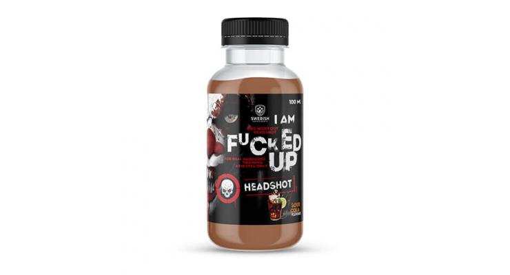 Swedish Supplements Fucked Up Headshot, 12 x 100 ml, energy drink