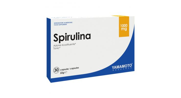 Yamamoto Nutrition Spirulina, 30 kapsúl