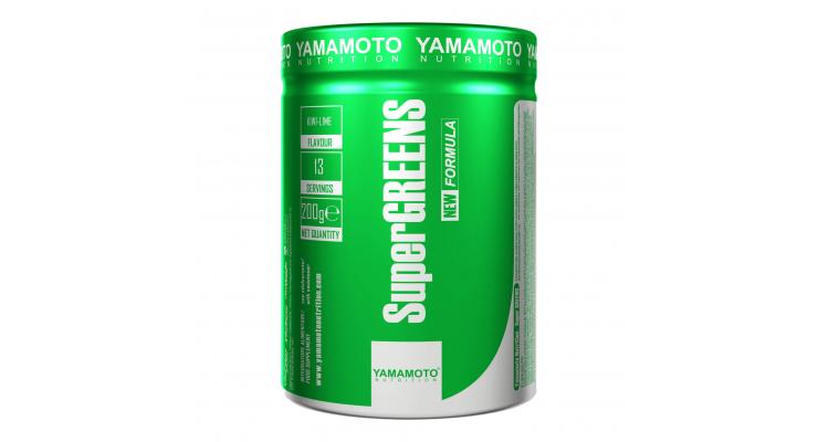 Yamamoto Nutrition Super GREENS, 200 g, kiwi+lime