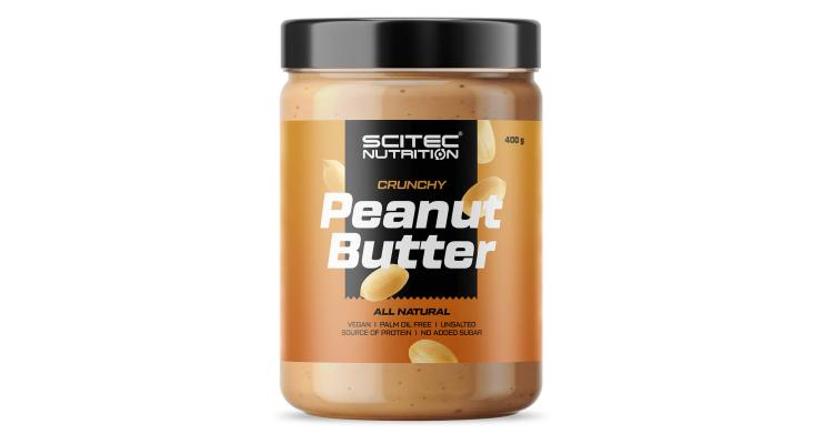 Scitec Nutrition Peanut Butter, 400 g, crunchy (chrumkavé)