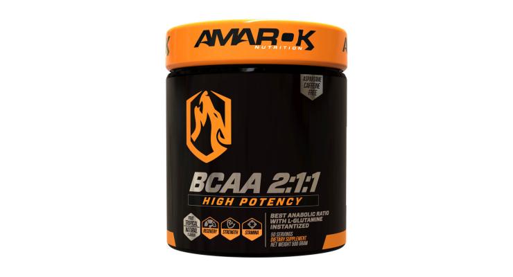 Amarok Nutrition BCAA 2:1:1, 500 g