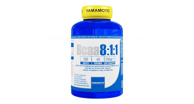 Yamamoto Nutrition Bcaa 8:1:1, 200 tabliet
