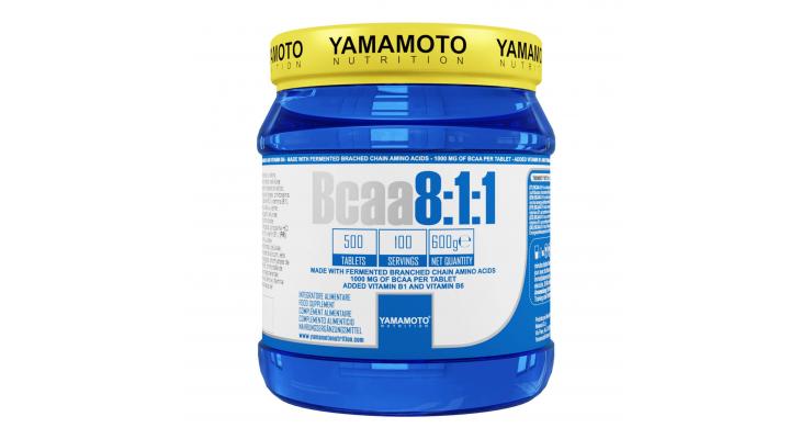 Yamamoto Nutrition Bcaa 8:1:1, 500 tabliet
