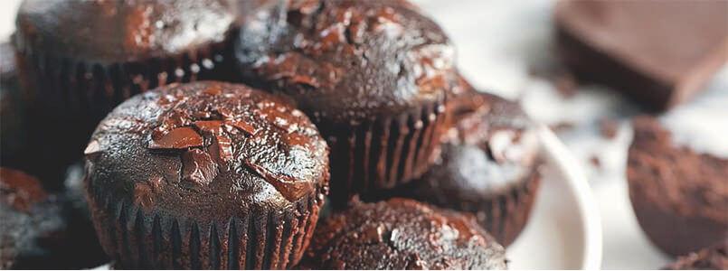 Čokoládové muffiny