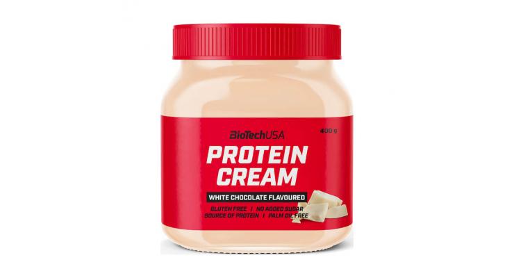 BioTech USA Protein Cream, biela čokoláda, 400 g, biela čokoláda