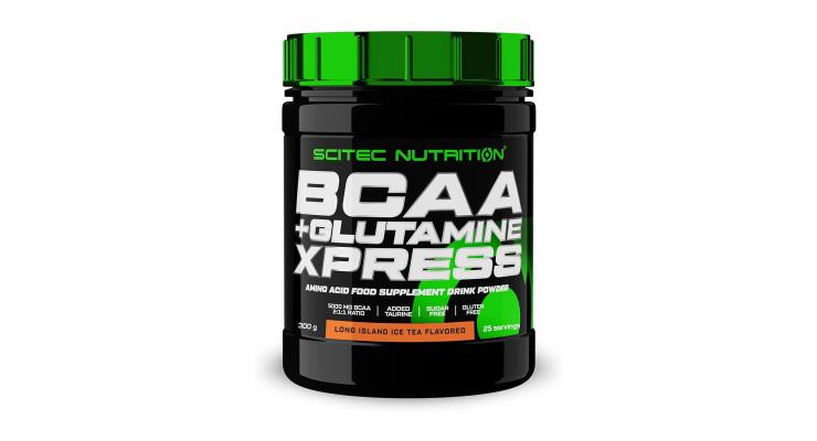 Scitec Nutrition BCAA + Glutamine Xpress, 300 g, ovocná žuvačka