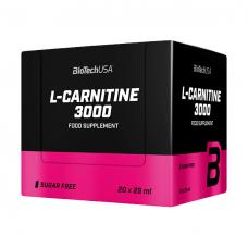 BioTech USA L-Carnitine 3000 mg, 20 x 25 ml