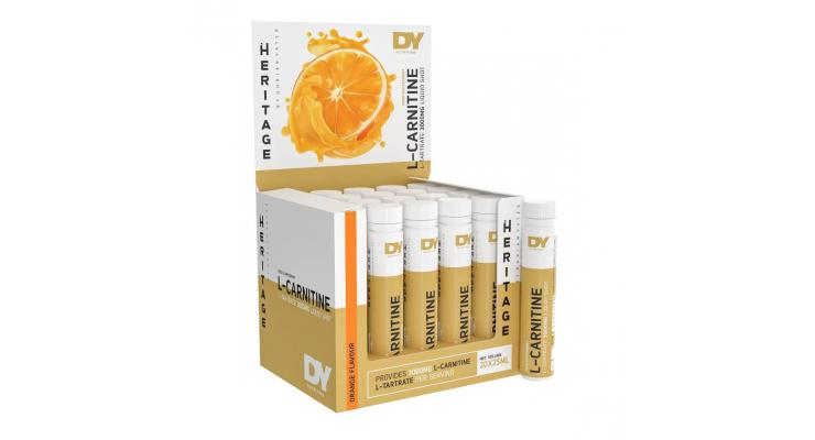 DY Nutrition L-Carnitine, 20 x 25 ml, pomaranč