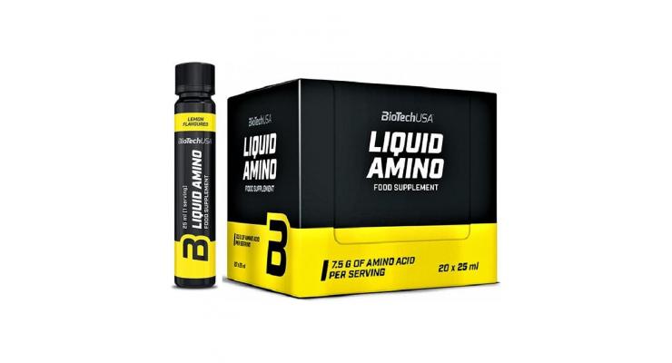 BioTech USA Liquid Amino, 20 x 25 ml, pomaranč