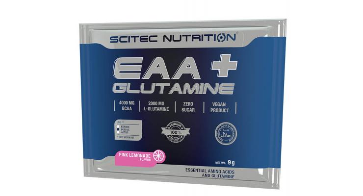 Scitec Nutrition EAA + Glutamine, 9 g, ružová limonáda