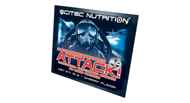 Scitec Nutrition Attack! 2.0, 10 g, hruška