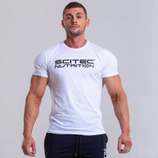 Scitec Nutrition ANTER pánske tričko s krátkym rukávom, biely
