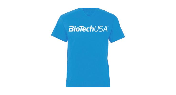 BioTech USA Pánske tričko, modrá
