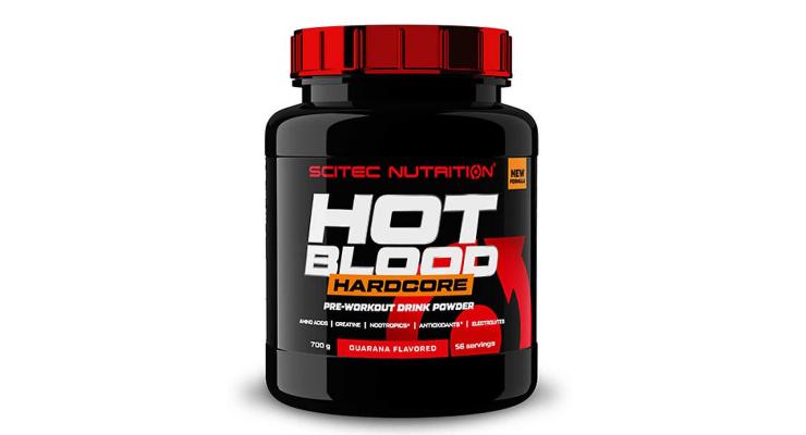 Scitec Nutrition Hot Blood Hardcore, 700 g, červené ovocie