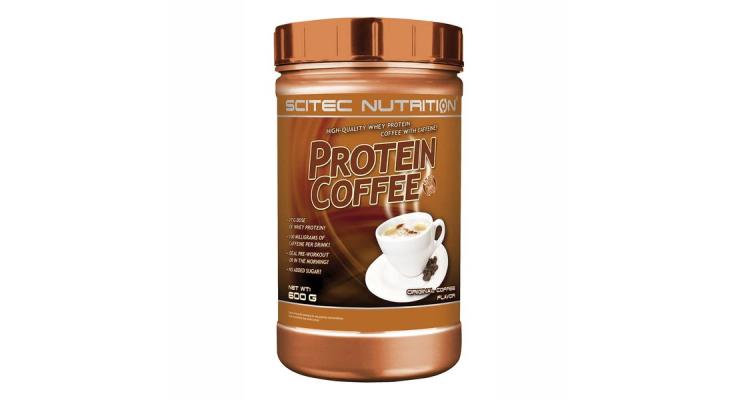 Scitec Nutrition Protein Coffee, 600 g, bez kofeínu so sladidlom