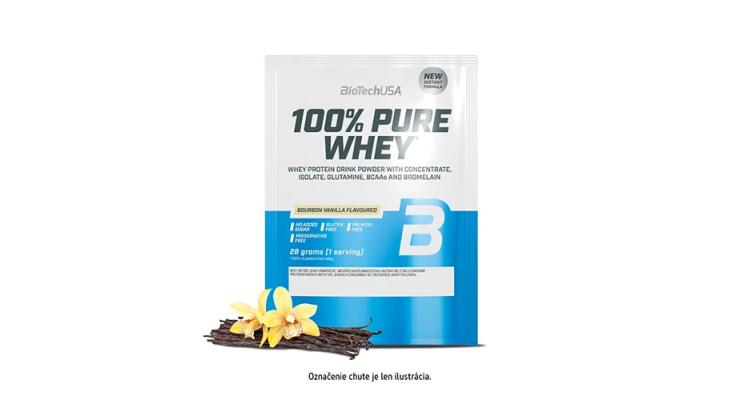 BioTech USA 100% Pure Whey, 28 g, slaný karamel