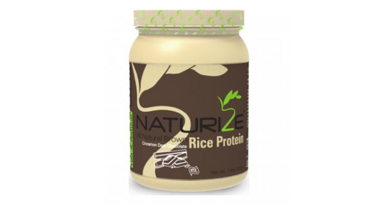 NATURIZE Brown Rice Protein 80%, 816 g, horká čokoláda-škorica
