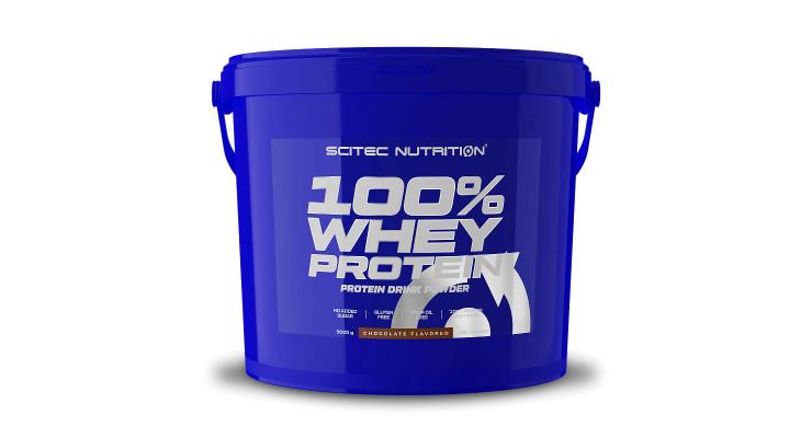 Scitec Nutrition 100% Whey Protein, 5000 g, biela čokoláda