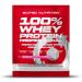 Scitec Nutrition 100% Whey Protein Professional, 30 g, biela čokoláda-jahoda