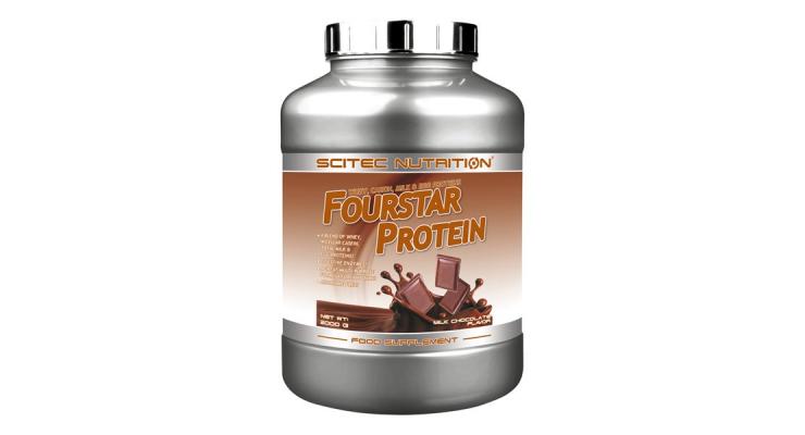 Scitec Nutrition FourStar Protein, 2000 g, biela čokoláda-jahoda