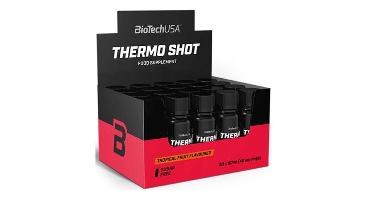 BioTech USA Thermo Shot, 20 x 60 ml, tropické ovocie