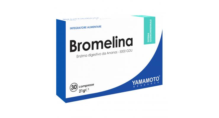 Yamamoto Nutrition Bromelina, 30 tabliet