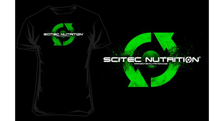 Scitec Nutrition Scitec Green '96, čierna-zelená, M