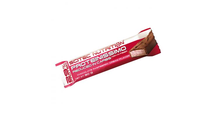 Scitec Nutrition Proteinissimo Bar, 30 g, čokoláda-malina