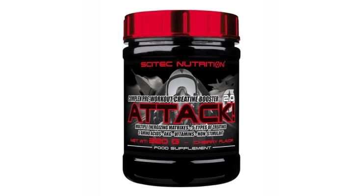 Scitec Nutrition Attack! 2.0, 320 g, hruška