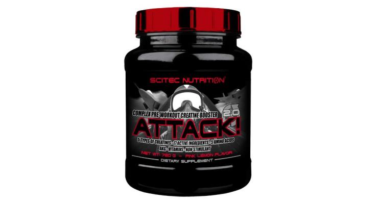 Scitec Nutrition Attack! 2.0, 720 g, hruška