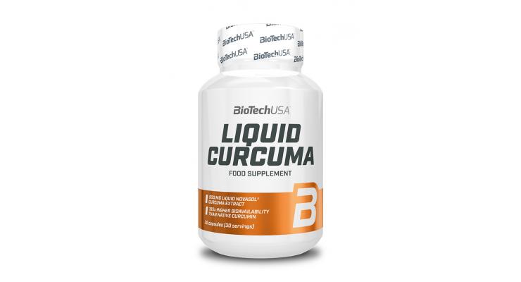 BioTech USA Liquid Curcuma, 30 kapsúl