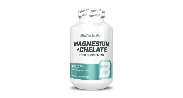 BioTech USA Magnesium + Chelate, 60 kapsúl