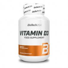 BioTech USA Vitamin D3, 120 tabliet
