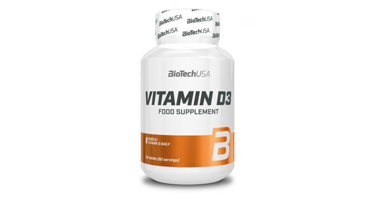 BioTech USA Vitamin D3, 60 tabliet