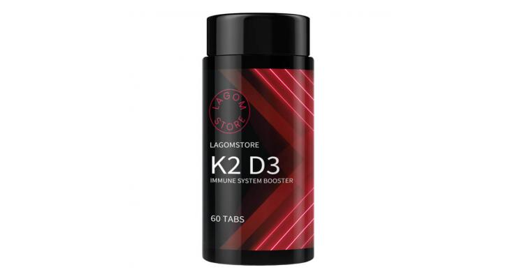 Lagomstore K2+D3 Vitamin, 60 kapsúl
