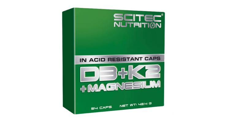 Scitec Nutrition D3 + K2 + Magnesium, 54 kapsúl