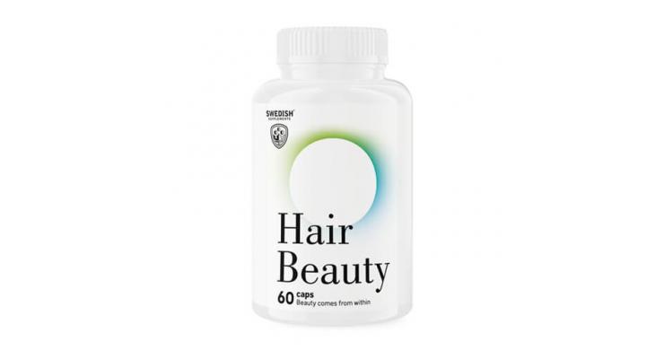 Swedish Supplements Hair Beauty, 60 kapsúl