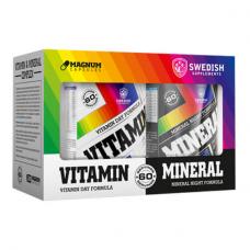 Swedish Supplements Vitamin & Mineral Complex (60 + 60 kapsúl), 120 kapsúl