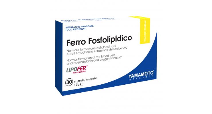 Yamamoto Nutrition Ferro Fosfolipidico, 30 kapsúl