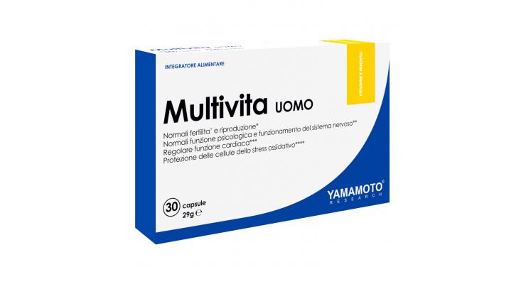 Yamamoto Nutrition Multivita UOMO, 30 kapsúl