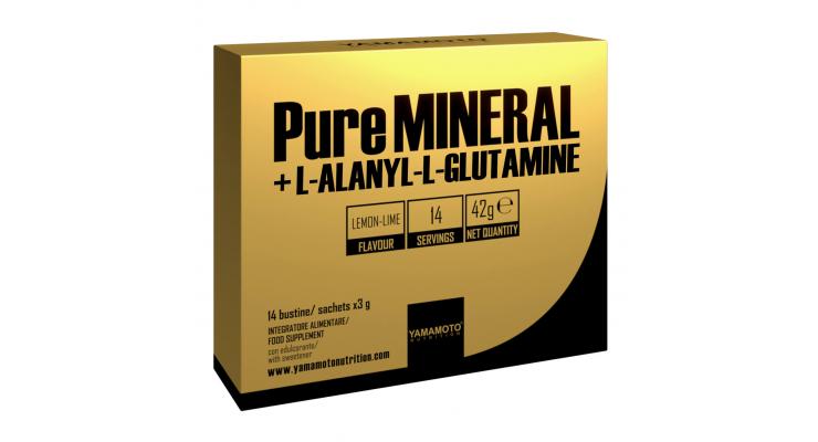 Yamamoto Nutrition PureMINERAL + L-ALANYL-L-GLUTAMINE, 14 sáčkov x 3 g
