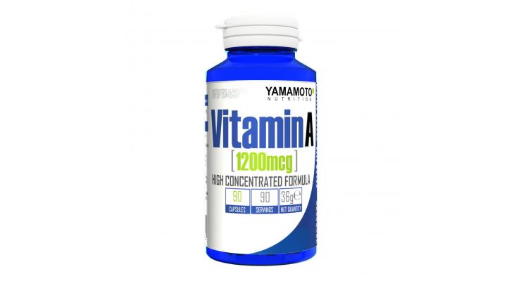 Yamamoto Nutrition Vitamin A, 90 kapsúl