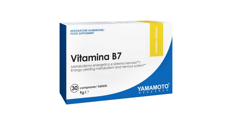 Yamamoto Nutrition Vitamina B7, 30 tabliet