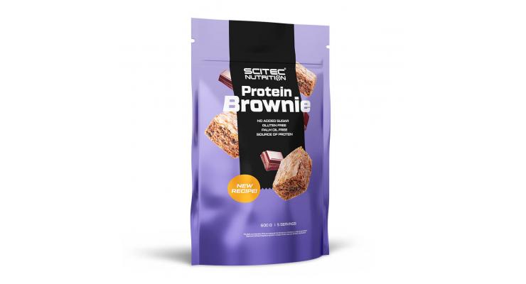 Scitec Nutrition Protein Brownie, 600 g, čokoláda
