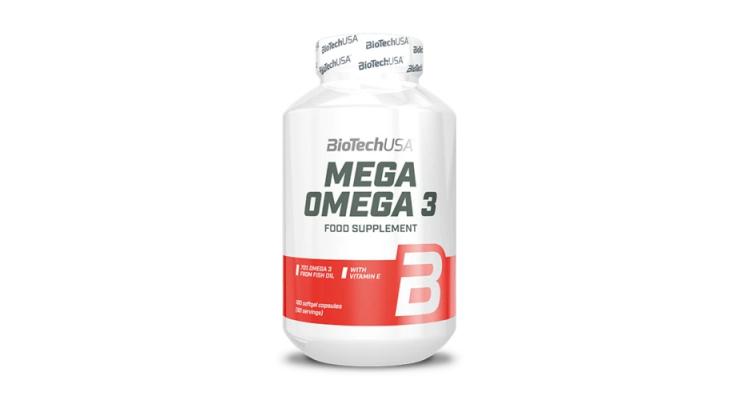 BioTech USA Mega Omega 3, 180 kapsúl