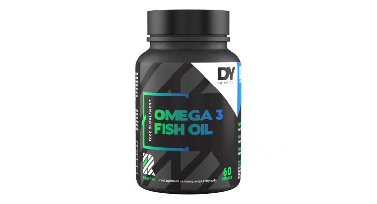 DY Nutrition Omega-3 Fish Oil, 60 mäkká kapsula