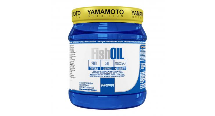 Yamamoto Nutrition Fish OIL, 200 mäkká kapsula