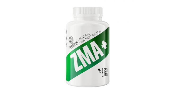 Swedish Supplements ZMA+, 120 kapsúl