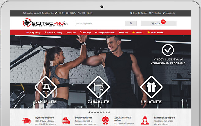 ScitecPro.sk webshop